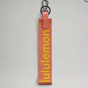 Lululemon Never Lost Keychain // Pink & Yellow
